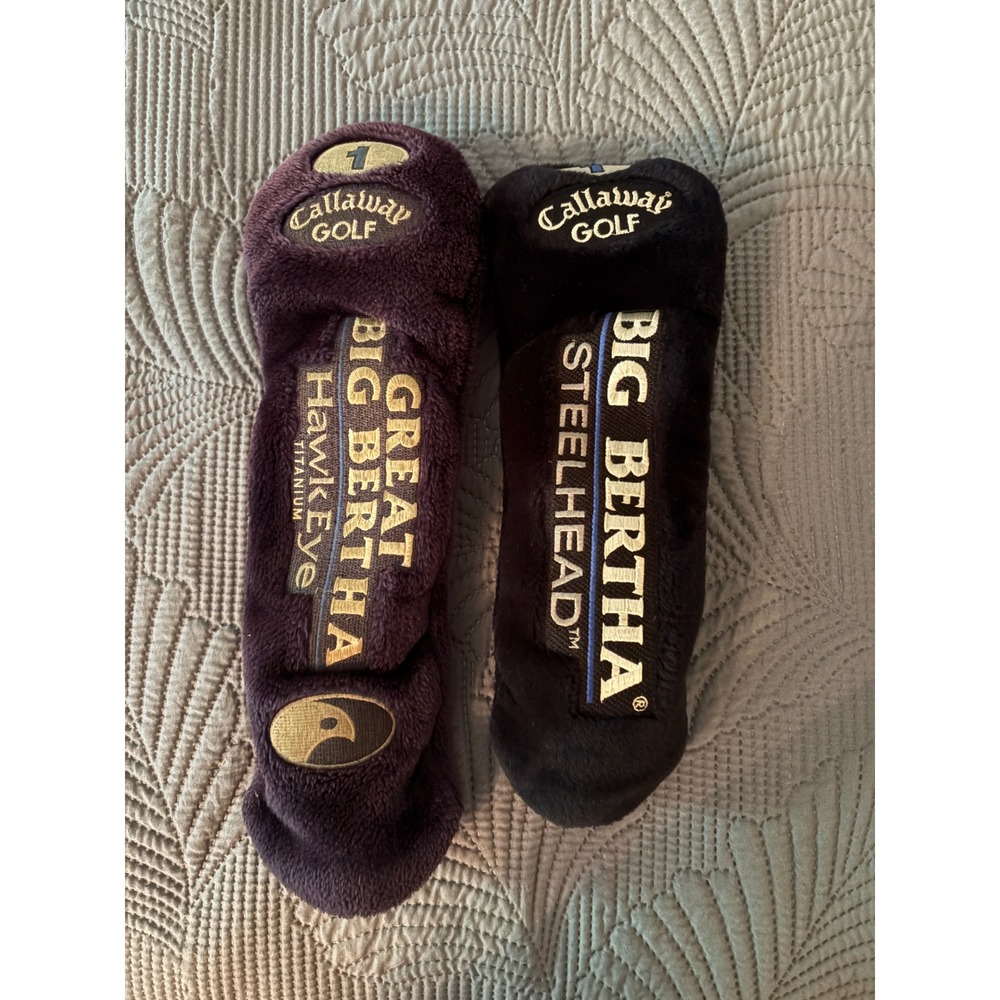 Callaway Golf Headcovers Unisex Burgundy Black Bertha Steelhead Hawkeye